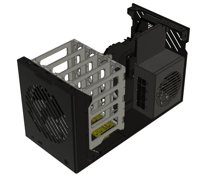 Case NAS ITX 4-Bay Hot-swap - Image 4