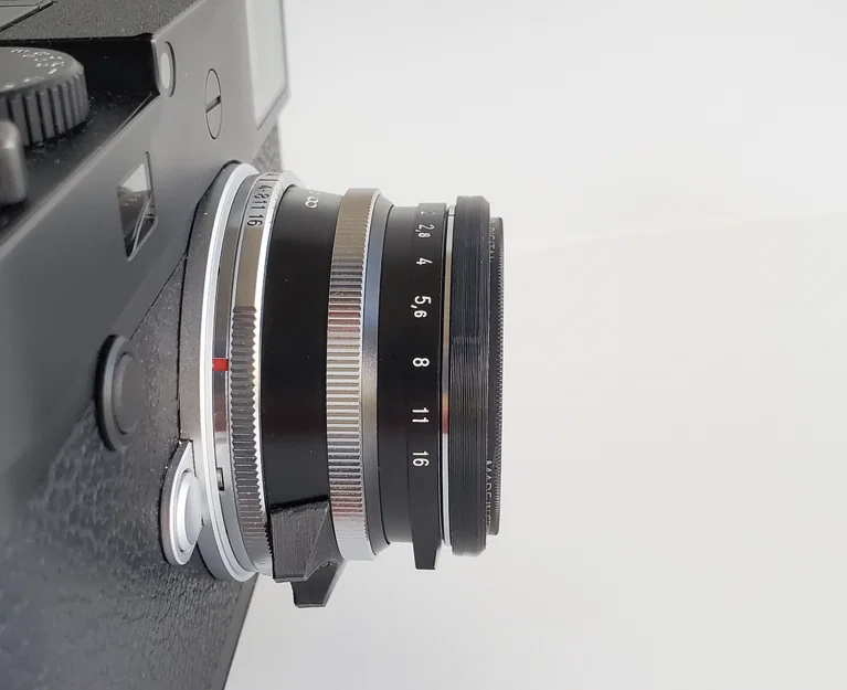 Vòng bảo vệ ngàm hood 39mm cho Voigtlander 35mm F1.5 Nokton Leica M - Image 8