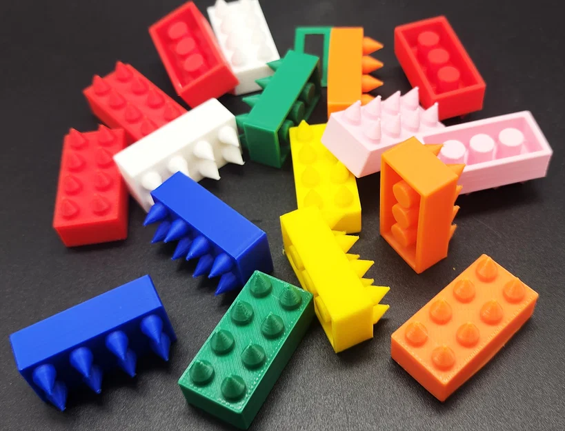 Gạch Lego 2x4 Sắc Nhọn (Sharp Lego 2x4 Brick) - Image 2