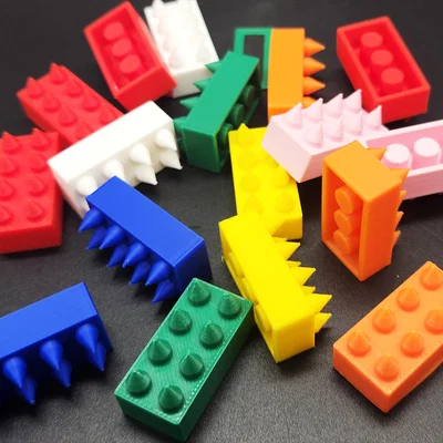 Gạch Lego 2x4 Sắc Nhọn (Sharp Lego 2x4 Brick)