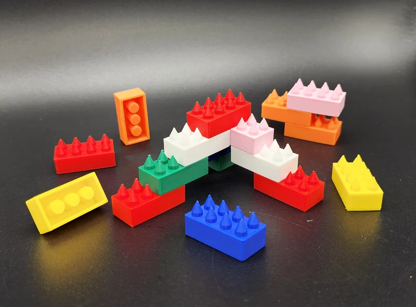 Gạch Lego 2x4 Sắc Nhọn (Sharp Lego 2x4 Brick) - Image 4