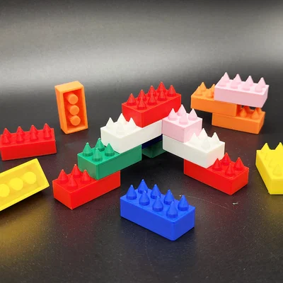 Gạch Lego 2x4 Sắc Nhọn (Sharp Lego 2x4 Brick)