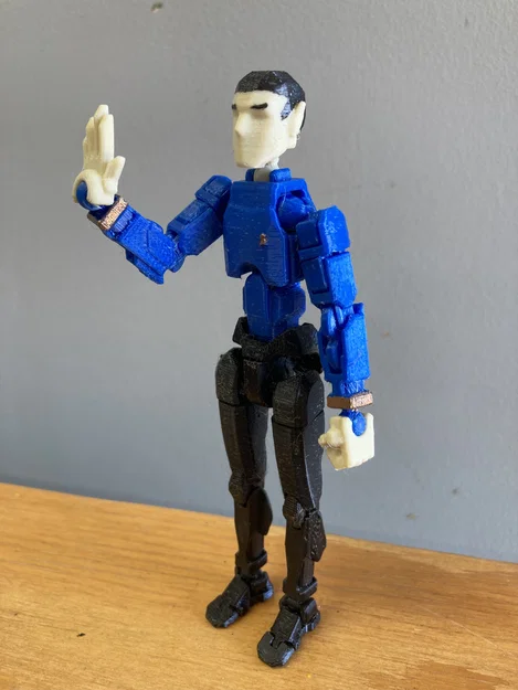 Mô hình in 3D Dummy 13 phiên bản Spock phong cách Star Trek - Image 1