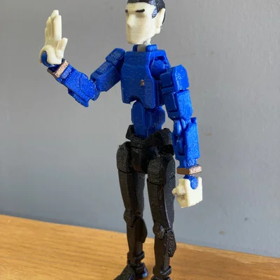 Mô hình in 3D Dummy 13 phiên bản Spock phong cách Star Trek