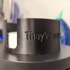 Lót ly “They're Eating the Pets Coaster”