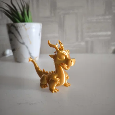 Mô hình rồng phương Đông đáng yêu (Happy Eastern Dragon)
