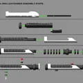 Lightsaber Qui-Gon Jinn - Modular - No Glue - Star Wars - Thumbnail 3