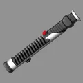 Lightsaber Qui-Gon Jinn - Modular - No Glue - Star Wars - Thumbnail 4