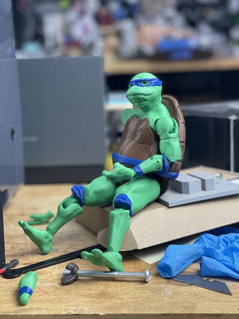Mô hình Old Man Ninja Turtle (TMNT) - action figure - Image 1