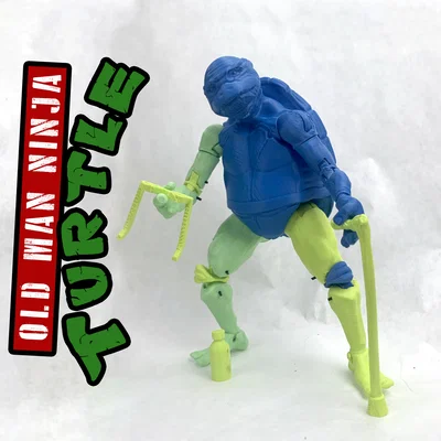 Mô hình Old Man Ninja Turtle (TMNT) - action figure