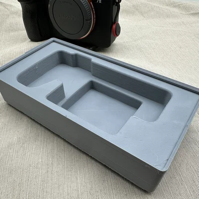 Khay Gridfinity 2x4 đựng body Sony A7 III (holder bin)
