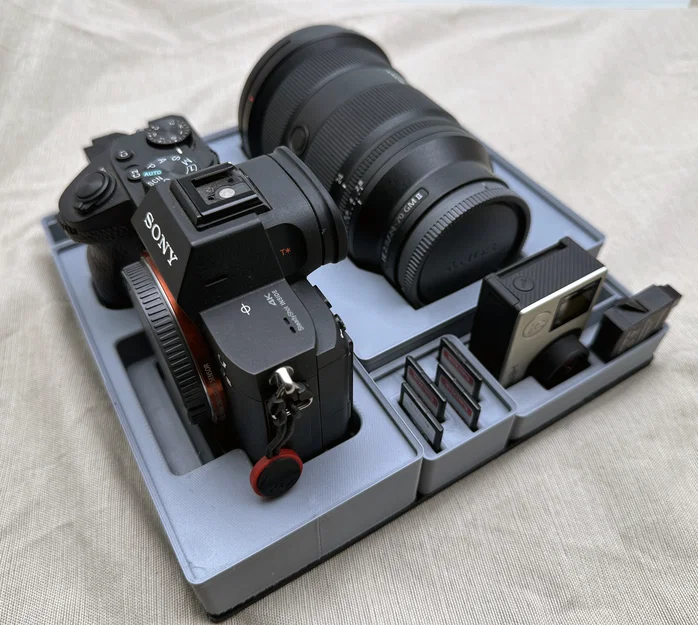 Khay Gridfinity 2x4 đựng body Sony A7 III (holder bin) - Image 3