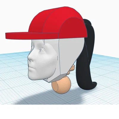 Bộ phụ kiện khuôn mặt và tóc cho mô hình Dummy 13 nữ