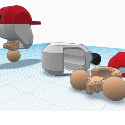 Bộ phụ kiện khuôn mặt và tóc cho mô hình Dummy 13 nữ