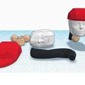 Bộ phụ kiện khuôn mặt và tóc cho mô hình Dummy 13 nữ - Thumbnail 4