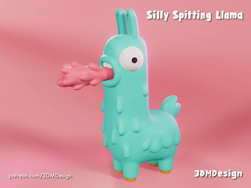 Llama Ngố Hay Phun Nước Bọt (Silly Spitting Llama) - Image 1