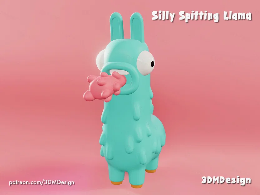 Llama Ngố Hay Phun Nước Bọt (Silly Spitting Llama) - Image 3