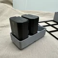 Khay 1x2 Gridfinity đựng pin Sony NP-FZ100 gọn gàng - Thumbnail 3