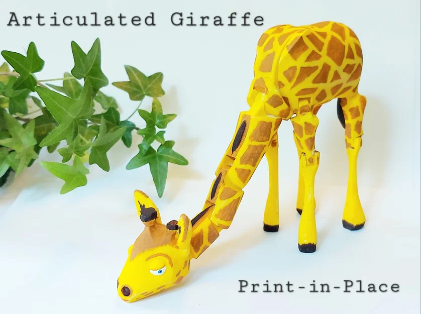 Hươu cao cổ (Giraffe) articulated print-in-place - Image 1