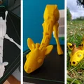 Hươu cao cổ (Giraffe) articulated print-in-place - Thumbnail 2
