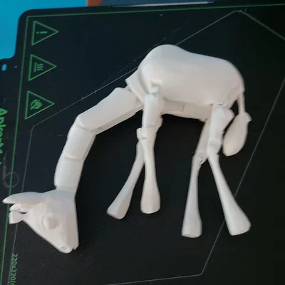 Hươu cao cổ (Giraffe) articulated print-in-place