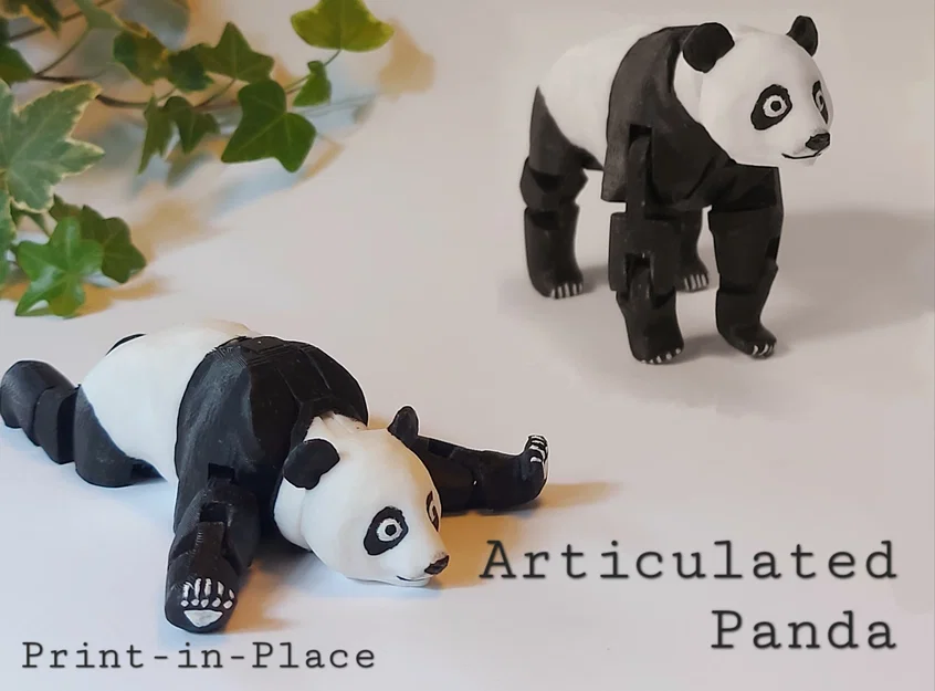 Gấu Trúc Khớp Nối (Print-in-Place) – Articulated Panda - Image 1