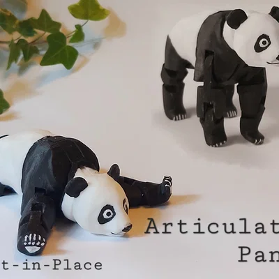 Gấu Trúc Khớp Nối (Print-in-Place) – Articulated Panda