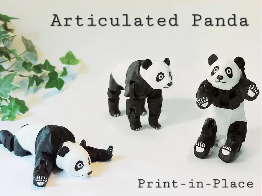 Gấu Trúc Khớp Nối (Print-in-Place) – Articulated Panda - Image 3