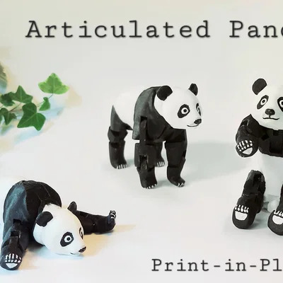Gấu Trúc Khớp Nối (Print-in-Place) – Articulated Panda
