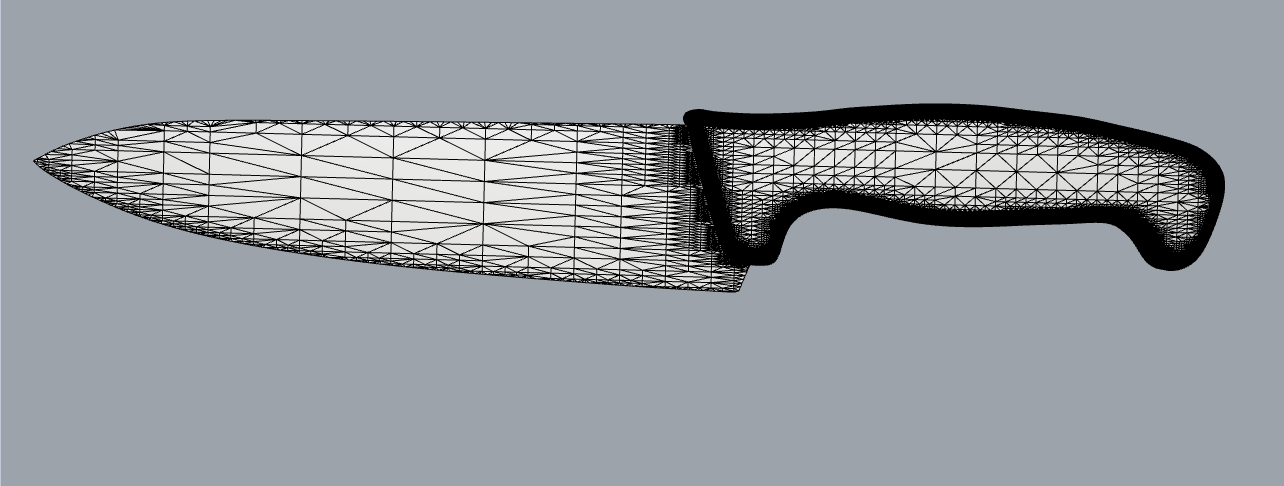 Mô hình dao bếp (Kitchen Knife) chi tiết cho in 3D - Image 4