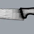 Mô hình dao bếp (Kitchen Knife) chi tiết cho in 3D - Thumbnail 4