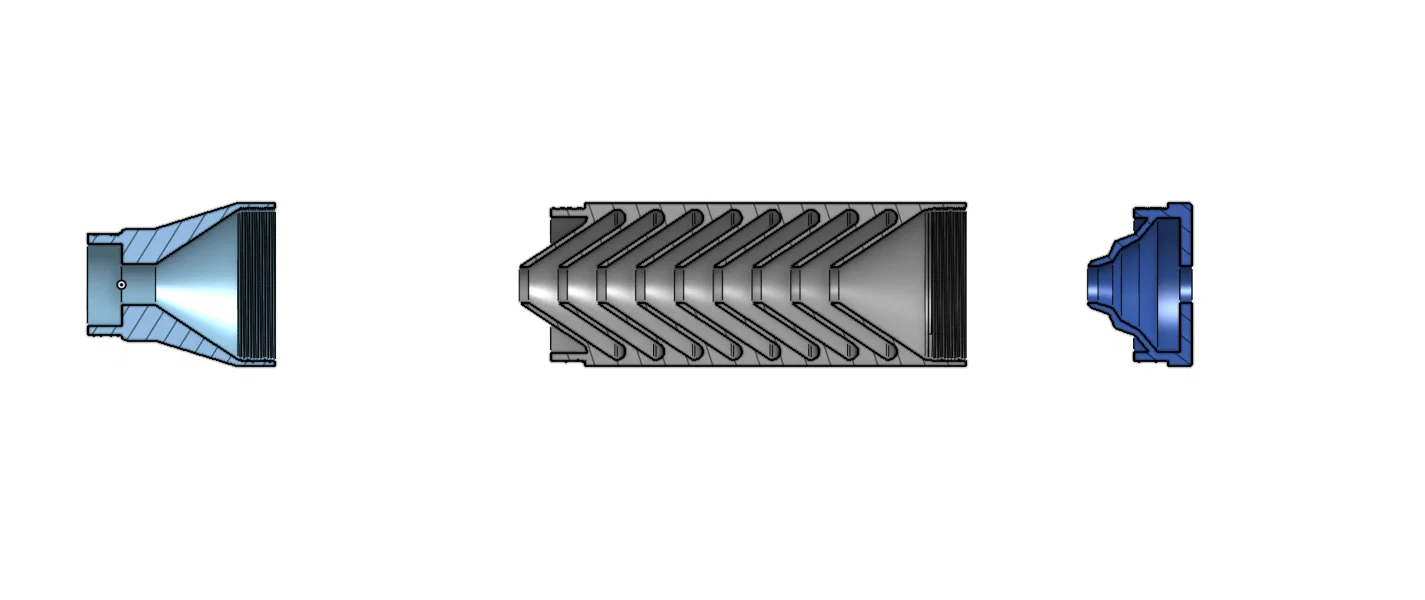 AEA HP MAX stackable silencer/suppressor (xếp chồng vô hạn) - Image 2
