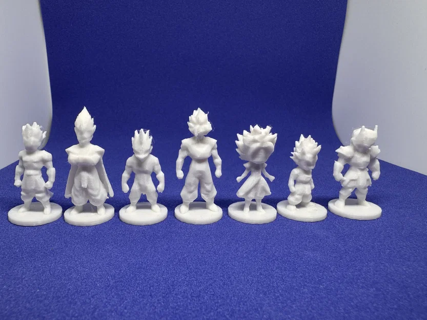 Bộ quân cờ Low Poly AI chủ đề Dragon Ball Z - Image 1