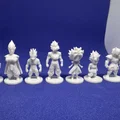 Bộ quân cờ Low Poly AI chủ đề Dragon Ball Z - Thumbnail 1