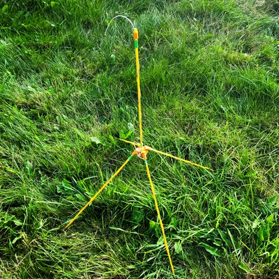Antenna Jungle xếp gọn cho HAM/SDR, ty fiberglass 6/8mm, Baofeng HT POTA SOTA GP