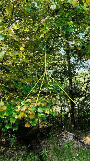 Antenna Jungle xếp gọn cho HAM/SDR, ty fiberglass 6/8mm, Baofeng HT POTA SOTA GP - Image 3