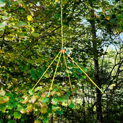 Antenna Jungle xếp gọn cho HAM/SDR, ty fiberglass 6/8mm, Baofeng HT POTA SOTA GP