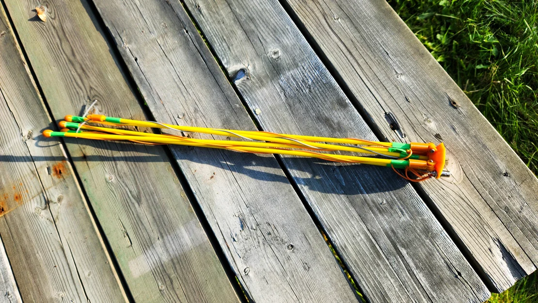 Antenna Jungle xếp gọn cho HAM/SDR, ty fiberglass 6/8mm, Baofeng HT POTA SOTA GP - Image 4