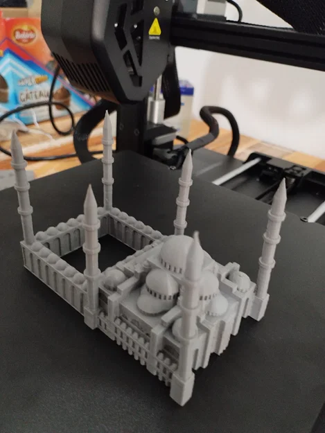 Mô hình kiến trúc 3D Nhà thờ Hồi giáo Sultan Ahmed tinh xảo - Image 1