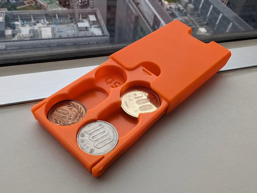 Hộp đựng xu Yên Nhật mini mang theo (Portable Japanese Yen Coin Case) - Image 1