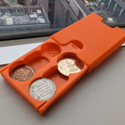 Hộp đựng xu Yên Nhật mini mang theo (Portable Japanese Yen Coin Case)