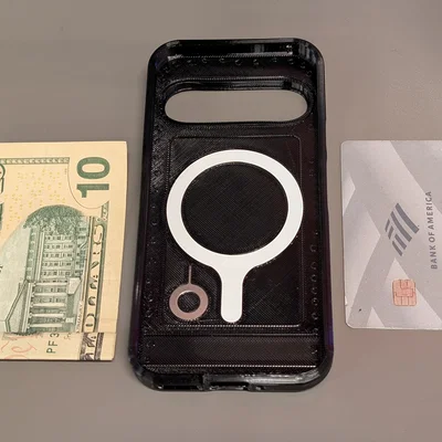 Ốp Pixel 9 Pro MagSafe có ngăn tiền/thẻ (in TPU)