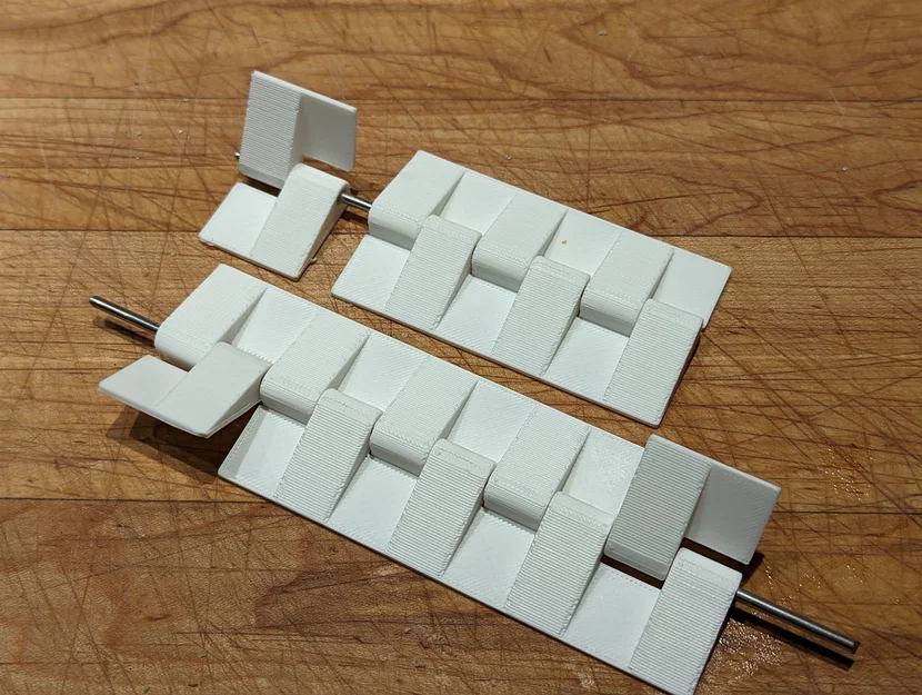 Bản lề Piano dạng mở rộng, đặt hoặc treo phẳng ver2 (đã sửa) - Image 1