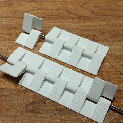 Bản lề Piano dạng mở rộng, đặt hoặc treo phẳng ver2 (đã sửa)
