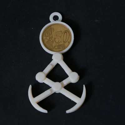 Gravity Hook (móc câu tự động) - Mô hình in 3D không cần lắp ráp