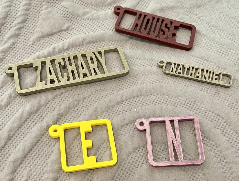 Móc khóa rỗng – tùy biến theo ý - Image 2