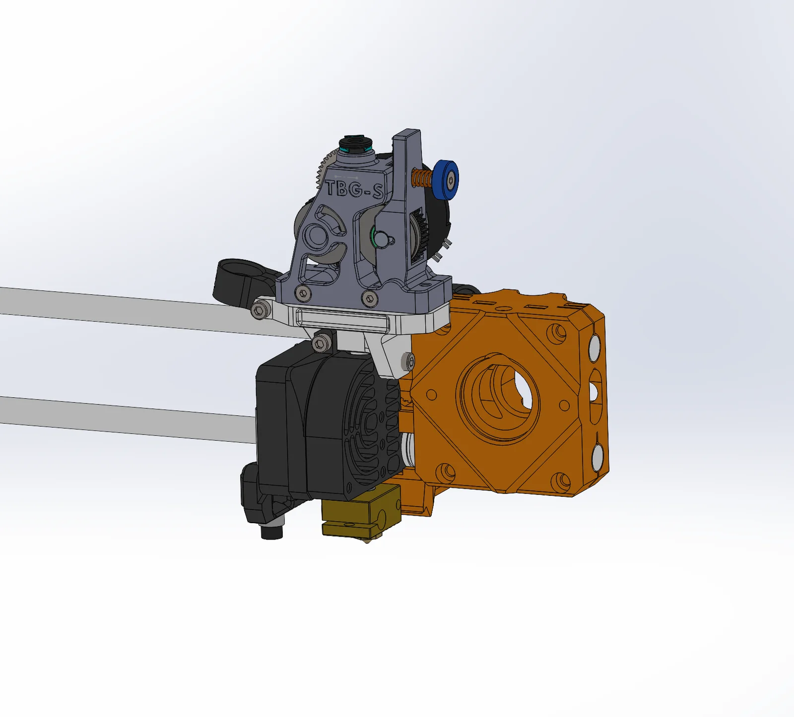 Chuyển đổi Direct drive extruder Sherpa/TBGS cho Prusa Mini… 1