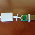 Bộ vỏ bảo vệ đầu cắm USB A cho dự án DIY trên mạch PCB - Thumbnail 1
