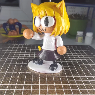 Mô hình Neco-Arc 3D dễ thương cho fan Anime