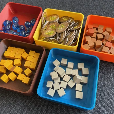 Khay đựng token và phụ kiện board game (75x75mm) tiện dụng